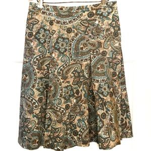 Zara Basic fit & flare boho skirt